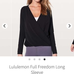 Lululemon Full Freedom long sleeve